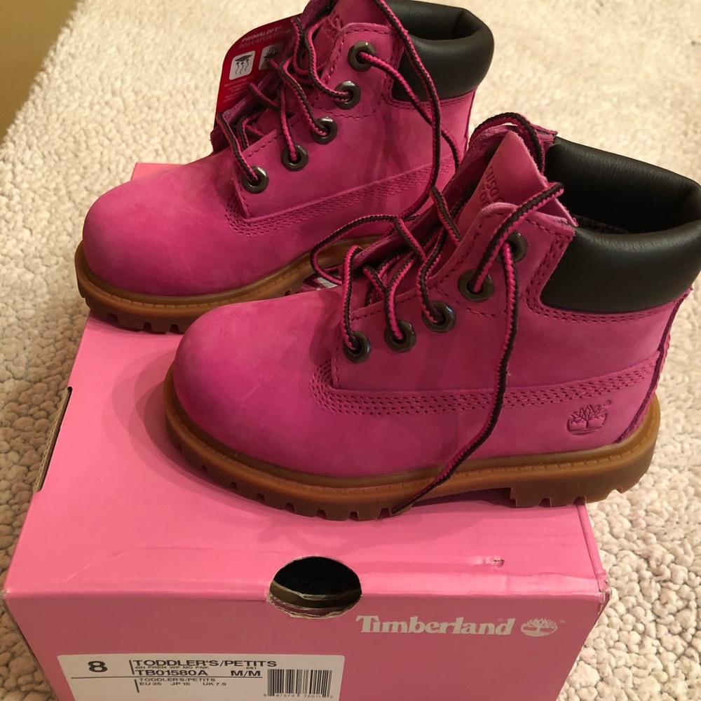 Timberland 6" Premium Toddler boot - Pink
